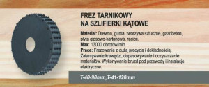 Tarpol Frez Tarnikowy 120/20mm T-41