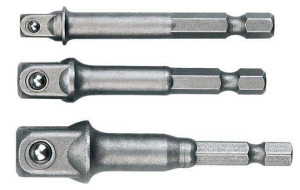 Topex Komplet Adapterów / Uchwytów Do Nasadek 3szt. 1/2-3/8-1/4" 38d151
