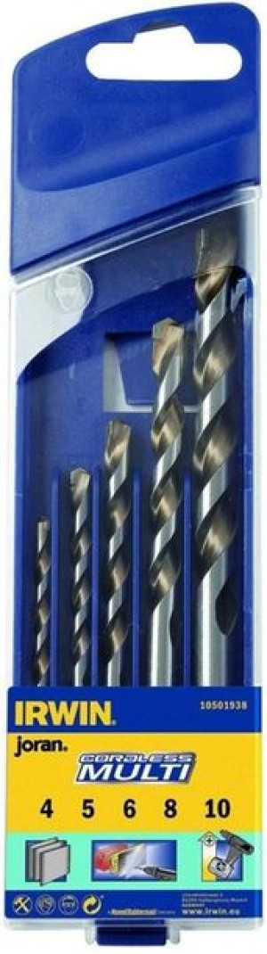Wiertła Cordless Multi 4-10 mm 5 szt. IRWIN 10501938