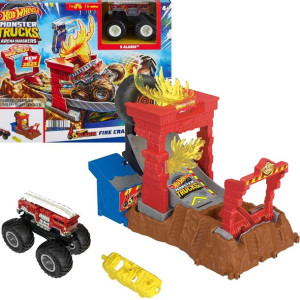 Hot Wheels Monster Trucks Arena Smashers Ognista Demolka
