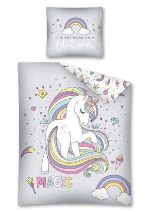 Pościel 160x200 Koń Konik Jednorożec Unicorn Pony