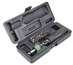 Wkrętak dynamometryczny 1/4" 4-9 Nm z zestawem bitów Jonnesway T354090