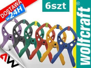 Wolfcraft Ścisk Sprężynowy 20mm 6szt.
