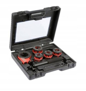 Yato Gwintownica 4 Głowice 3/8-1/2-3/4-1" + Grzechotka 29001