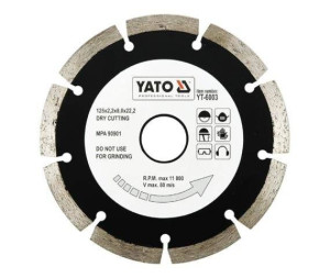 Yato Tarcza Diamentowa Segmentowa 125 X 22,2mm 6003