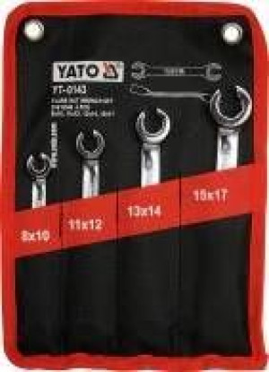 Yato Klucze Płaskie Półotwarte Kpl. 4szt. 0143