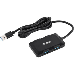 YHB 4341BK Hub 4x USB 3.0 black YENKEE