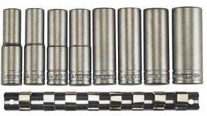 Zestaw długich nasadek z chwytem 1/2" TENGTOOLS M1208-6 (101710101)