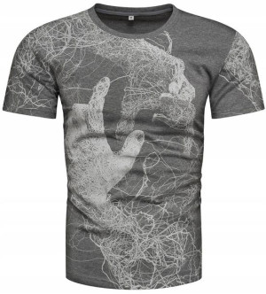 T-shirt Męski Koszulka Print - Xxl