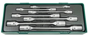Zestaw kluczy nasadowo-przegubowych 6-19 mm we wkładce Jonnesway W43A107SP