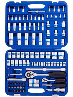 Zestaw kluczy nasadowych 1/2" i 1/4" w walizce 108 elementów CTL0049