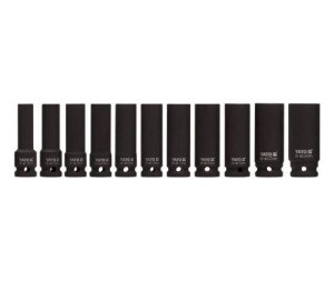Yato Nasadki Udarowe Długie 1/2" 11 Elem. 10-24mm 1054