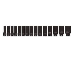 Yato Nasadki Udarowe Długie 1/2" 15 Elem. 10-32mm 1055