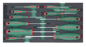 Zestaw wkrętaków TORX 12 szt. we wkładce EVA Jonnesway D71T112KV