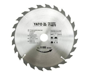 Yato Piła Tarczowa Widiowa 250x30mm 24-zęby 6070