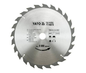 Yato Piła Tarczowa Widiowa 300x30mm 24-zęby 6075