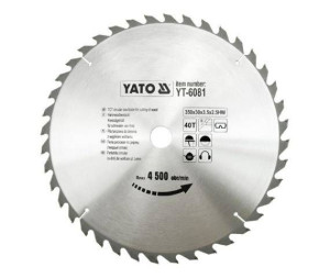 Yato Piła Tarczowa Widiowa 350x30mm 40-zębów 6081
