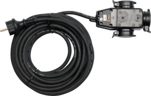 Yato Przedłużacz Z Rozgałęźnikiem 10m 3x1,5mm2 Ip44 16a H07rn-f 8116