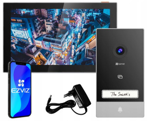 Wideodomofon EZVIZ WiFi HP7 Furtka Brama Czytnik