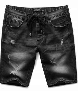 Xxl - Męskie Spodenki Jeansowe