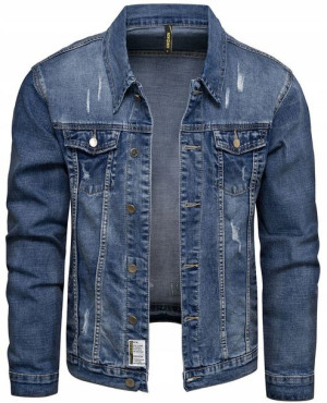 S - Męska Kurtka Jeans