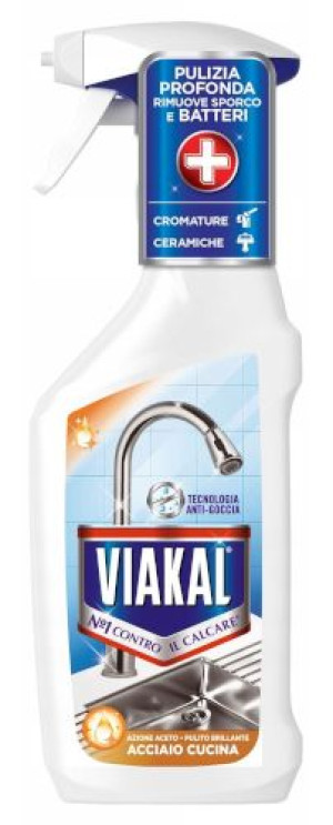 Viakal Acciaio Cucina odkamieniacz w sprayu 500ml