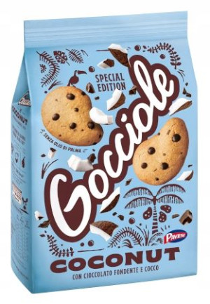 Pavesi Gocciole Cocco Ciastka kokosowe 300g
