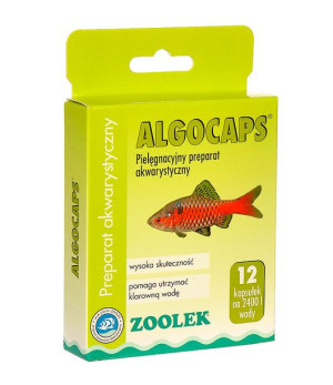 Zoolek Algocaps 12 kapsułek na 2400l - przeciw glonom