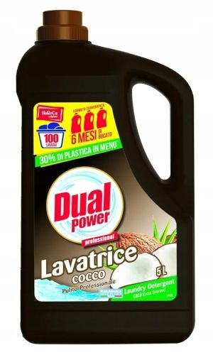 Dual Power Lavatrice Cocco Płyn do prania 5L