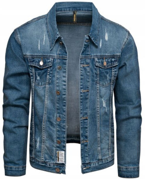S - Męska Kurtka Jeans