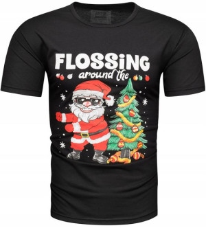 Męska Koszulka T-shirt Świąteczna - Xxl