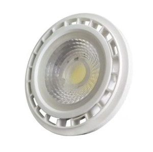 Żarówka Ar111 G53 15w 1100lm Cob Srebrna Barwa Zimna Biała