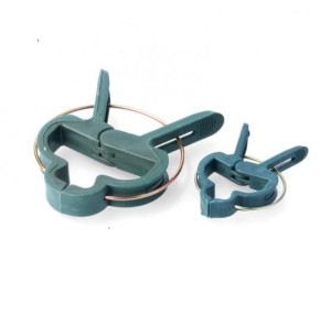 Garden Line Spinacze Ogrodowe Klipsy Do Roślin Kpl 4,5x2,8x0,6cm 20szt