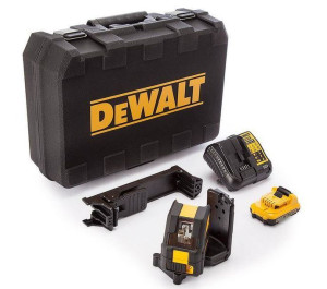 Dewalt Laser Liniowy Krzyżowy 10,8v 1 X 2,0ah Li-ion Czerwona Wiązka 15m