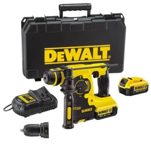 Dewalt Młot Wiercąco-kujący Sds-plus 18v 2,1j 2 X 4,0 Ah Xr Li-ion + Uchwyt