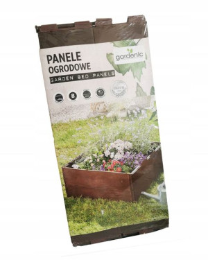 Panele ogrodowe brązowe Gardenic 57,5x14 cm