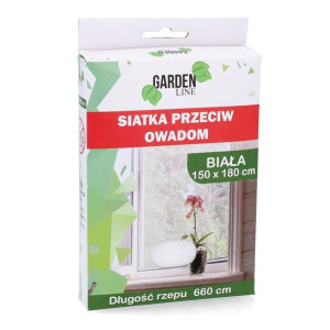 Garden Line Moskitiera Na Okno Na Rzep Biała 150x180cm