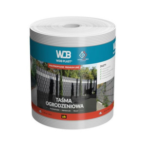 Taśma ogrodzeniowa Premium Line biała 19cm x 26mb