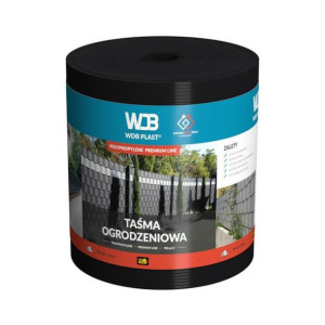 Taśma ogrodzeniowa Premium Line czarna 19cm x 26mb