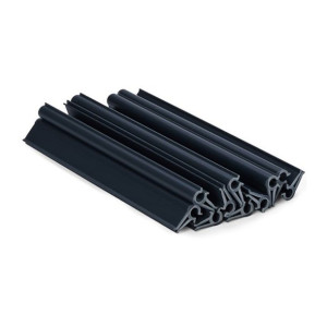 Klips do taśmy ogrodzeniowej Premium line antracytowy 19 cm 10 szt