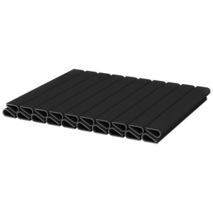 Klips do taśmy ogrodzeniowej Basic line czarny 19cm 20szt