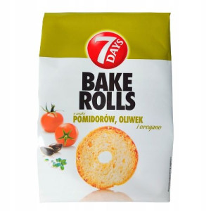 Bake Rolls Pomidor Chrupki Chlebowe 7 Days 150g