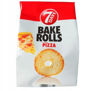 Bake Rolls Pizza Chrupki Chlebowe 7 Days 150g