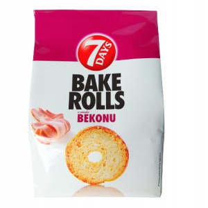 Bake Rolls Bekon Chrupki Chlebowe 7 Days 150g