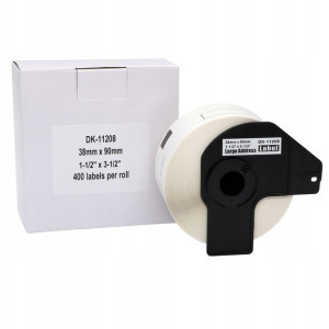 Etykiety do Brother QL 38x90mm DK-11208 uchwyt