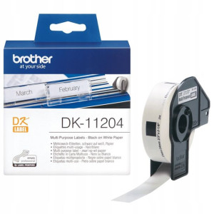 Etykiety Brother QL 17x54mm DK-11204 oryginalne