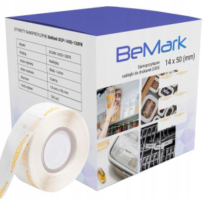 BeMark naklejki termiczne do D30S 14x50mm 160szt