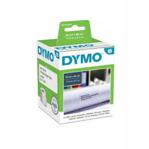 Etykiety DYMO 99012 S0722400 38mmx89mm oryginalne