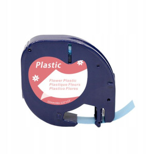 Taśma do DYMO LetraTag 12mmx4m W kwiaty 91223FW