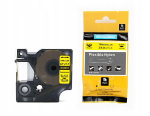 Taśma nylonowa do DYMO RHINO 19mm 3,5m żółta 18491